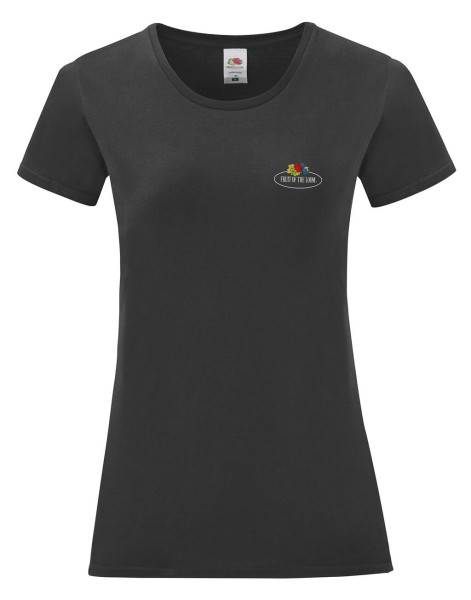 Ladies Vintage T Small Logo Print Fehér 