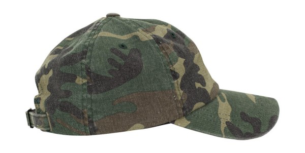 Low Profile Camo Washed Cap  