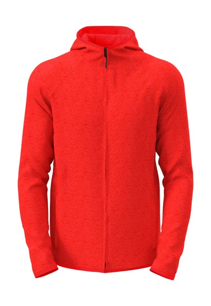 Lux Hooded Knit Fleece Jacket for men  