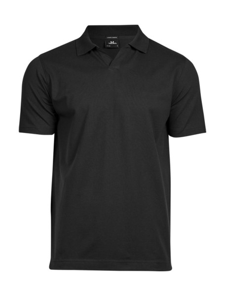 Luxury Stretch V-Neck Polo  