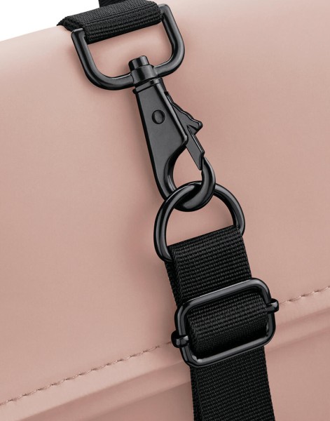 Matte PU Rolltop Backpack  