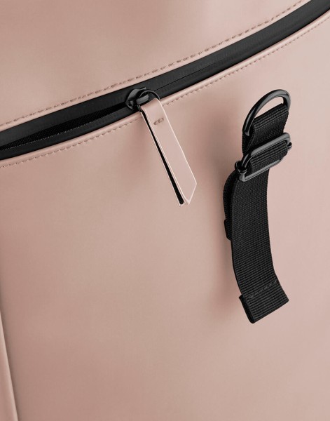 Matte PU Rolltop Backpack  