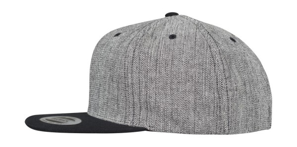 Melange Solid Snapback  