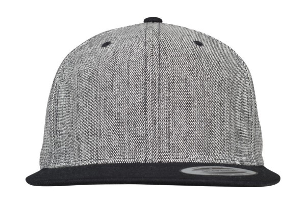 Melange Solid Snapback  