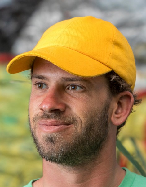Memphis 6-Panel Low Profile Cap Narancssárga 