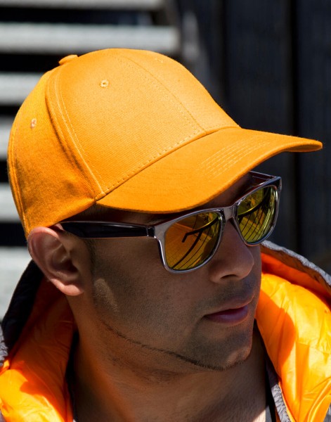 Memphis 6-Panel Low Profile Cap Narancssárga 