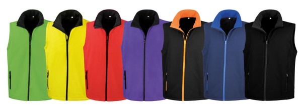 Men`s Printable Softshell Bodywarmer  