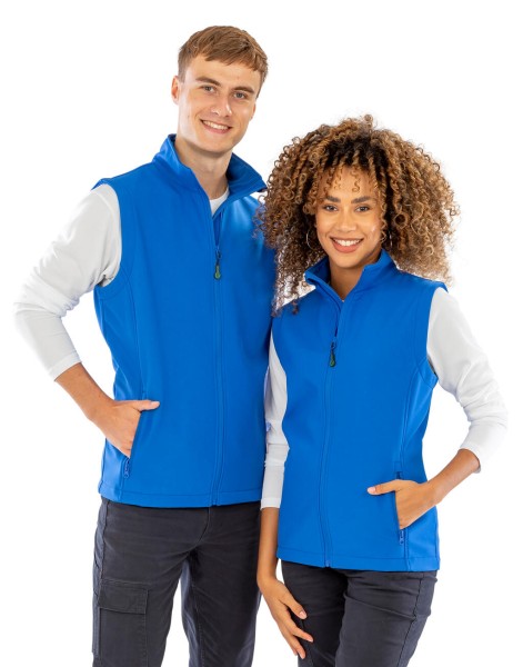 Men`s Recycled 2-Layer Printable Softshell B/W  