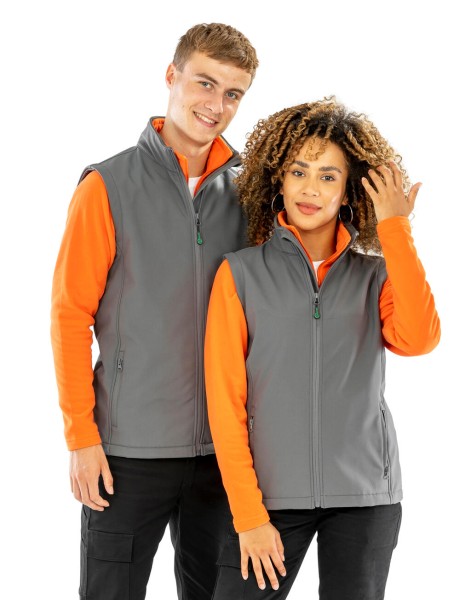 Men`s Recycled 2-Layer Printable Softshell B/W  