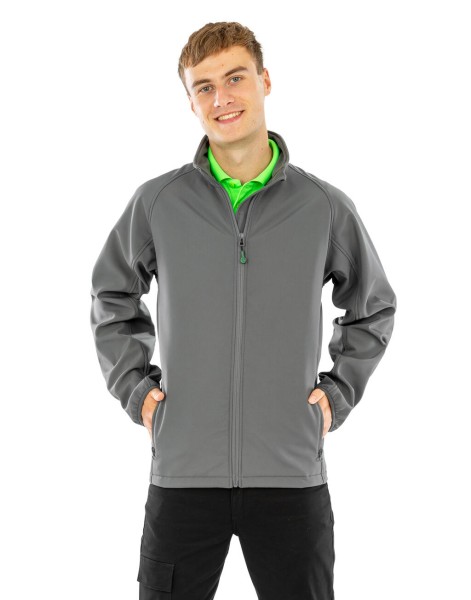 Men`s Recycled 2-Layer Printable Softshell Jacket  