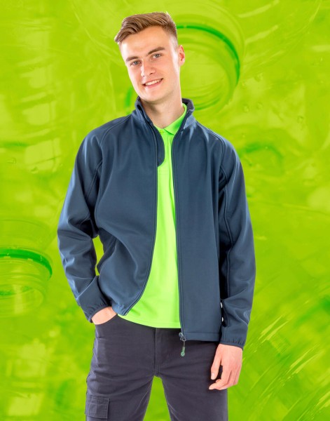 Men`s Recycled 2-Layer Printable Softshell Jacket  