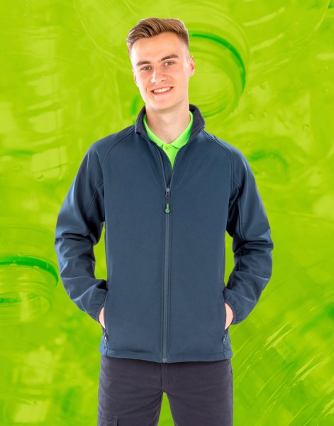 Men`s Recycled 2-Layer Printable Softshell Jacket  