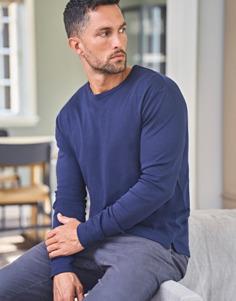 Mens LS Interlock T-Shirt Fehér 