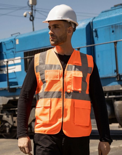 Mesh Multifunctional Vest Athens Narancssárga 
