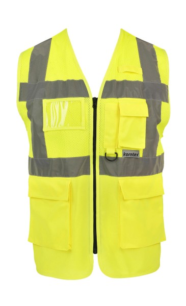 Mesh Multifunctional Vest Athens Sárga 