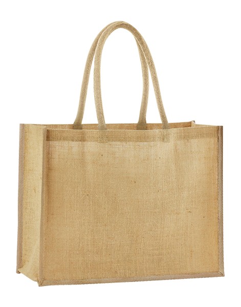 Natural Starched Jute Classic Shopper  