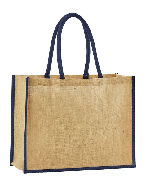 Natural Starched Jute Classic Shopper  