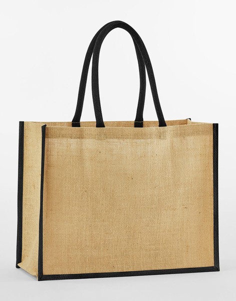 Natural Starched Jute Classic Shopper  