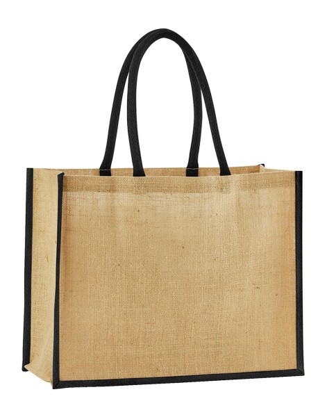 Natural Starched Jute Classic Shopper  