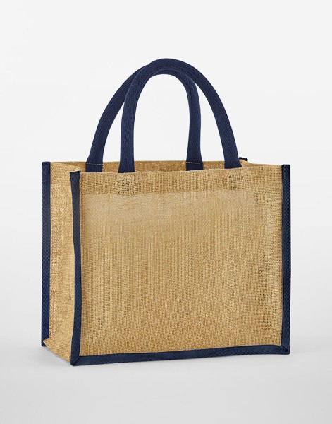 Natural Starched Jute Midi Tote  