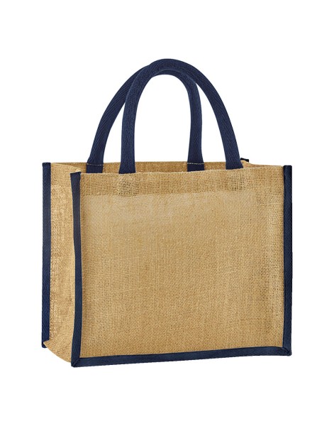 Natural Starched Jute Midi Tote  
