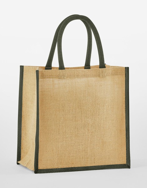Natural Starched Jute Mini Gift Bag  