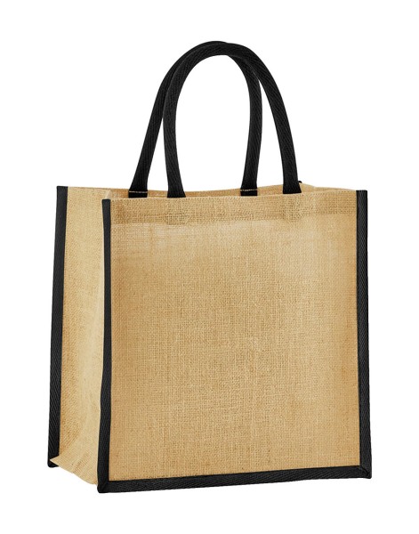 Natural Starched Jute Mini Gift Bag  