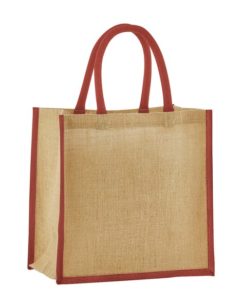 Natural Starched Jute Mini Gift Bag  