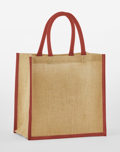 Natural Starched Jute Mini Gift Bag  