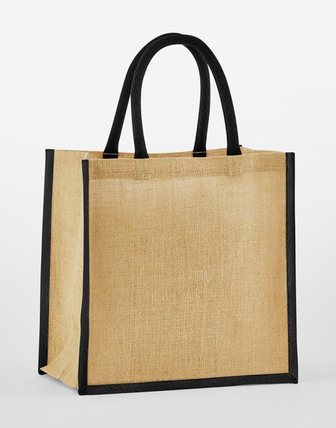 Natural Starched Jute Mini Gift Bag  