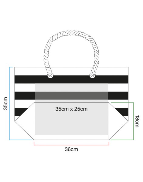 Nautical Beach Bag  