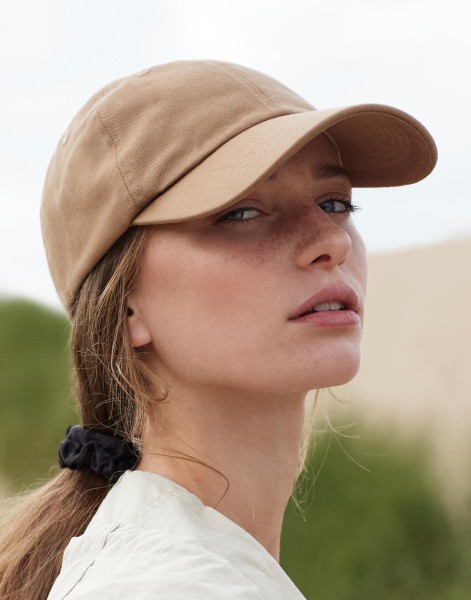 Organic Cotton 6 Panel Dad Cap Fehér 