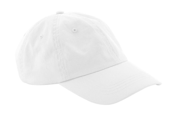 Organic Cotton 6 Panel Dad Cap Fehér 