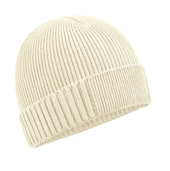 Organic Cotton Engineered Patch Beanie  