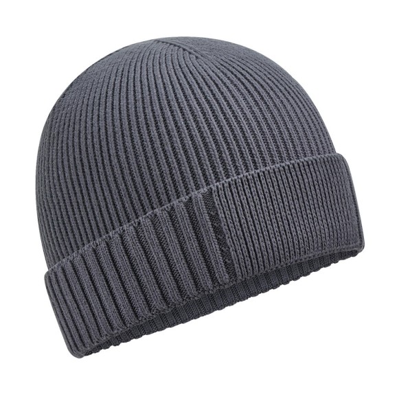 Organic Cotton Engineered Patch Beanie  