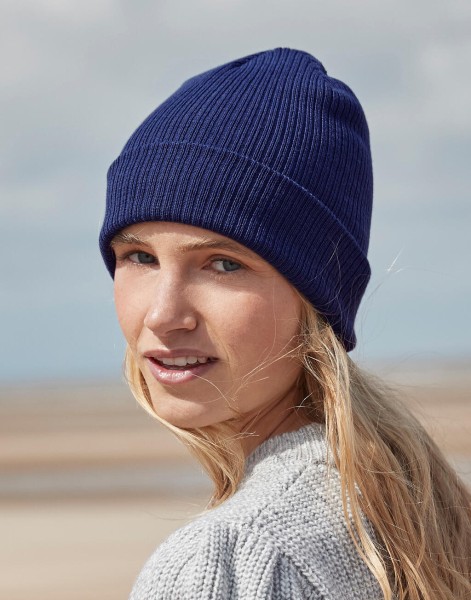 Organic Cotton Fine Knit Beanie  