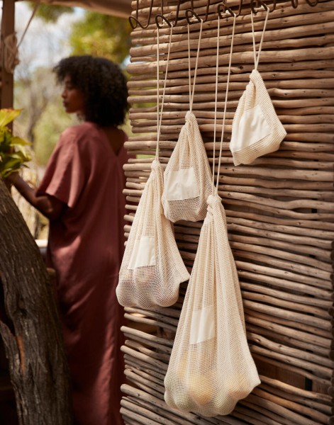 Organic Cotton Mesh Sacks  