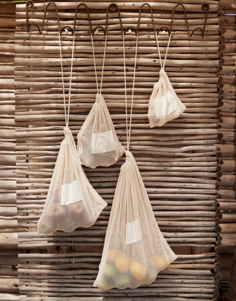 Organic Cotton Mesh Sacks  