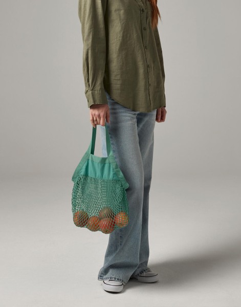 Organic Cotton Mini Mesh Grocery Bag  