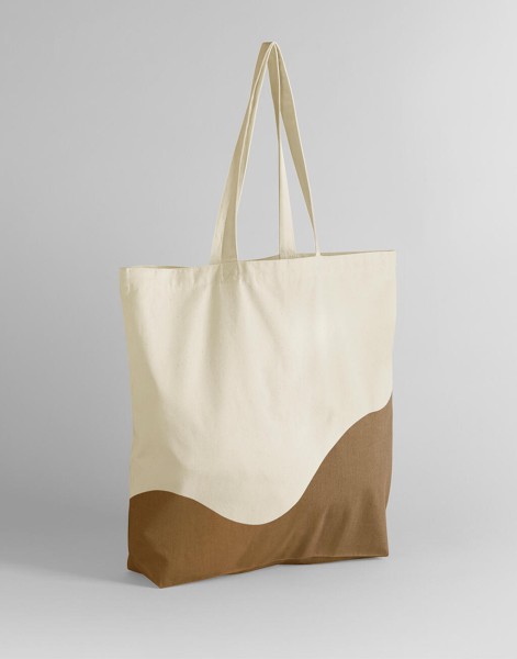 Organic Cotton Wave Print Maxi Tote  