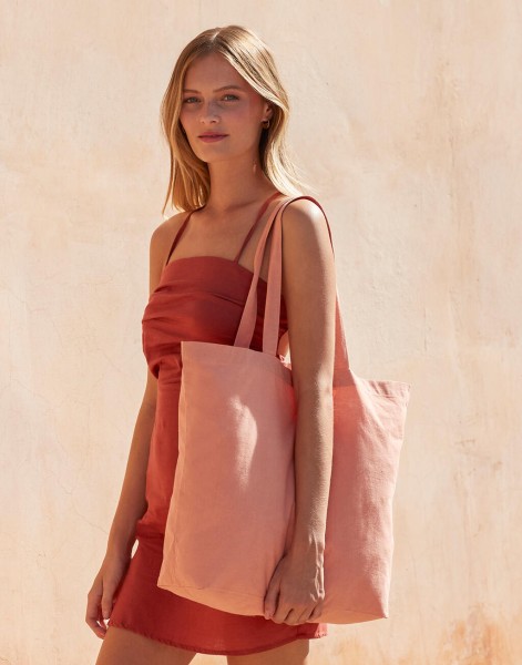 Organic Natural Dyed Maxi Bag for Life  