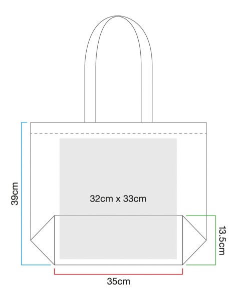Organic Premium Cotton Maxi Tote  