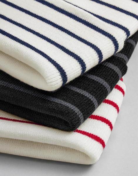 Original Deep Cuffed Striped Beanie  