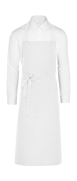 PARIS - Recycled Bib Apron Fehér 