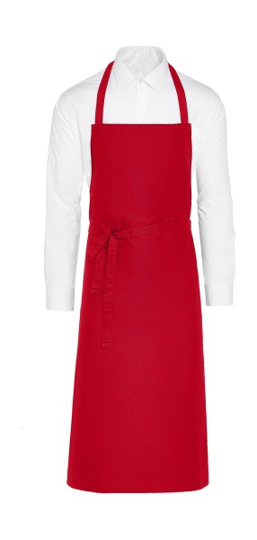 PARIS - Recycled Bib Apron Piros 