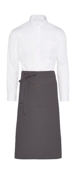 PROVENCE - Bistro Apron with Pocket Szürke 