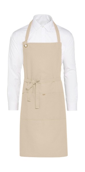 PROVENCE - Eyelet Bib Apron with Pocket  
