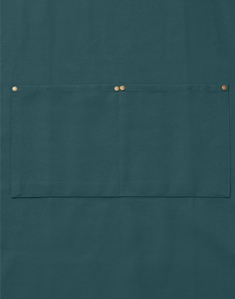 PROVENCE - Eyelet Bib Apron with Pocket Szürke 