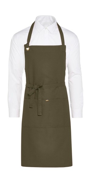 PROVENCE - Eyelet Bib Apron with Pocket  
