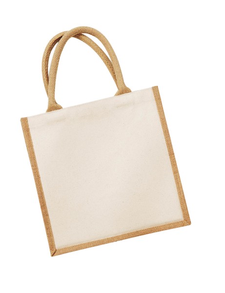 Printers` Midi Jute Bag  